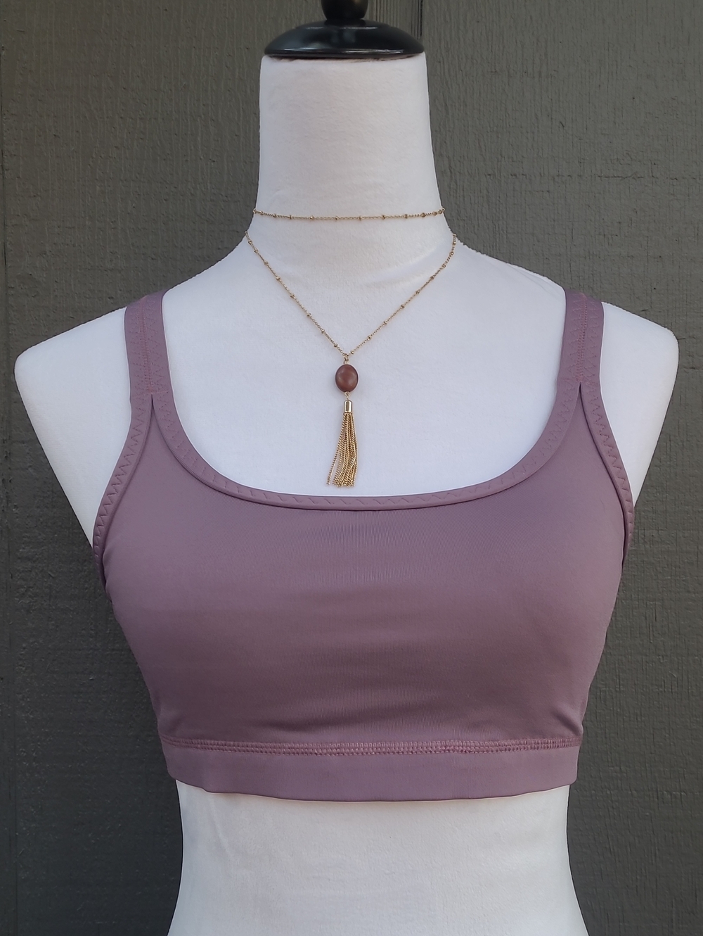 Patagonia Mauve/Purple Athletic Scoop Racer Back Sports Bra Medium